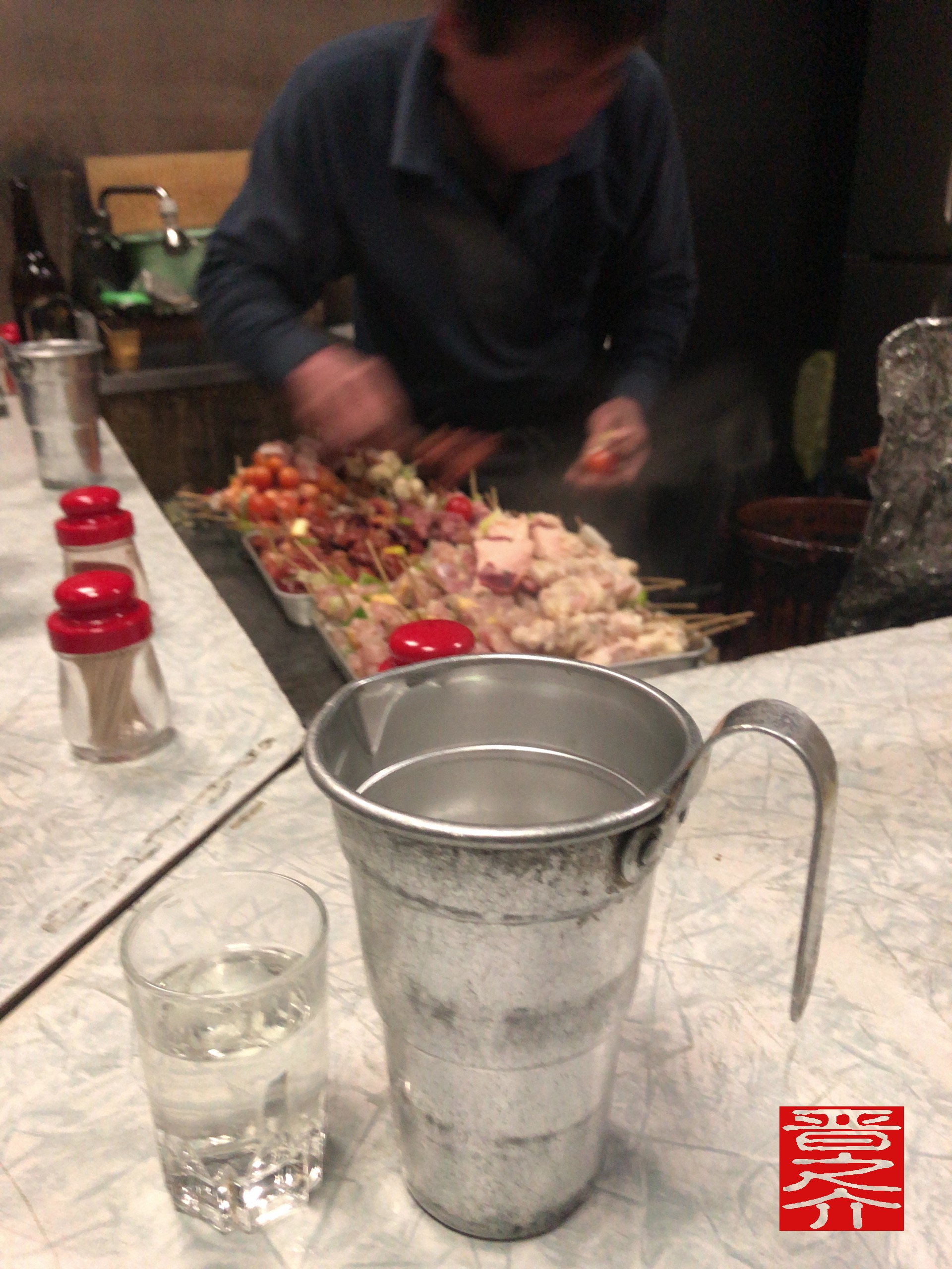 やきとり保志乃 熱燗酒たんぽ