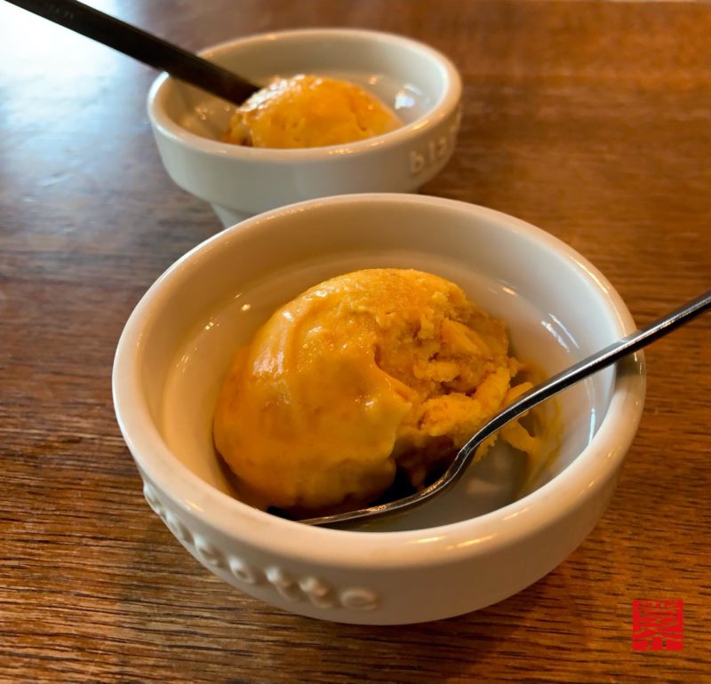 食堂Pecori(ペコリ)かぼちゃとキャラメルのアイス