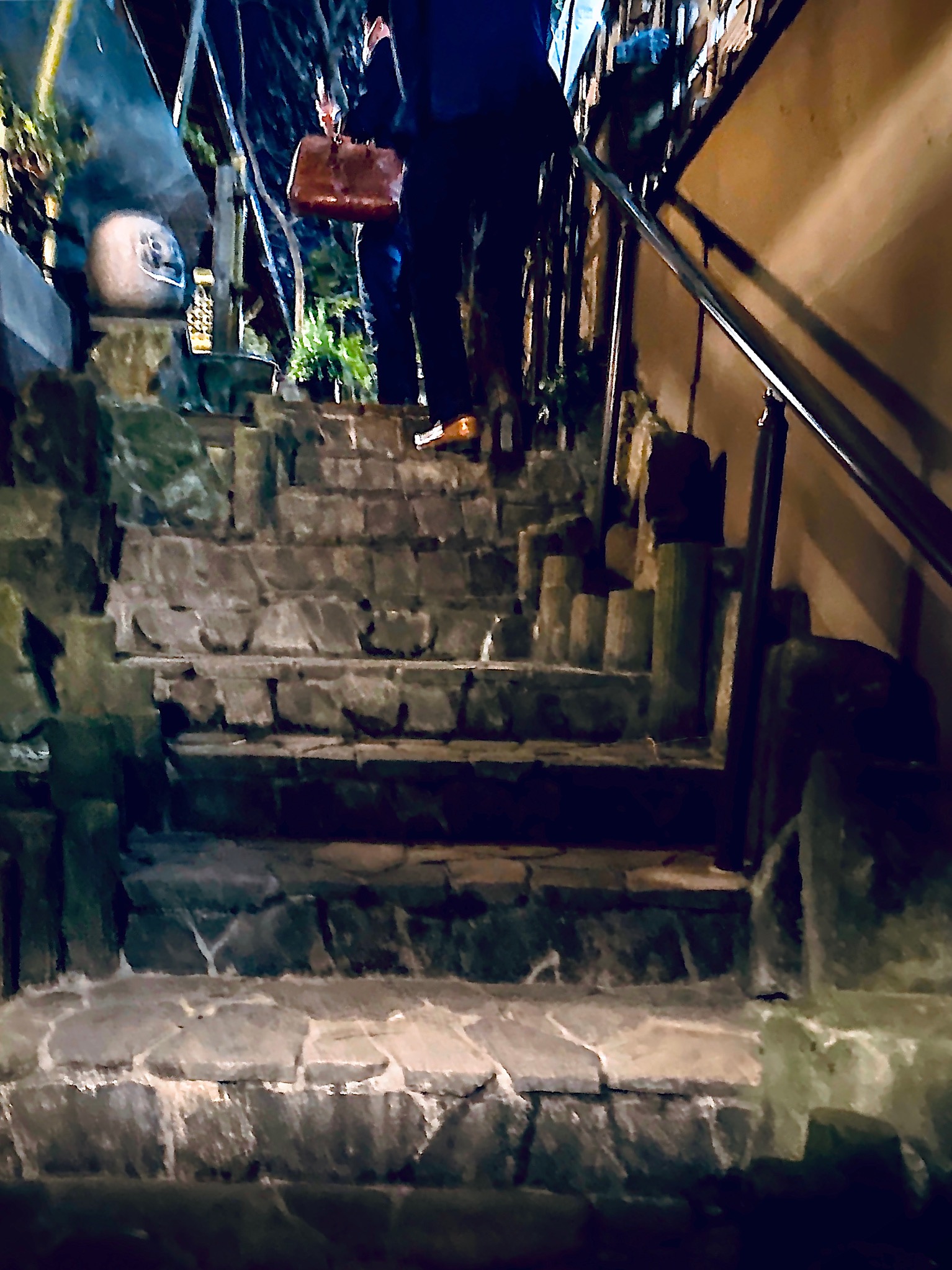 達磨ー石垣階段
