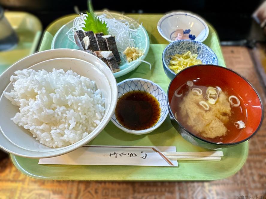 鰹のタタキ定食