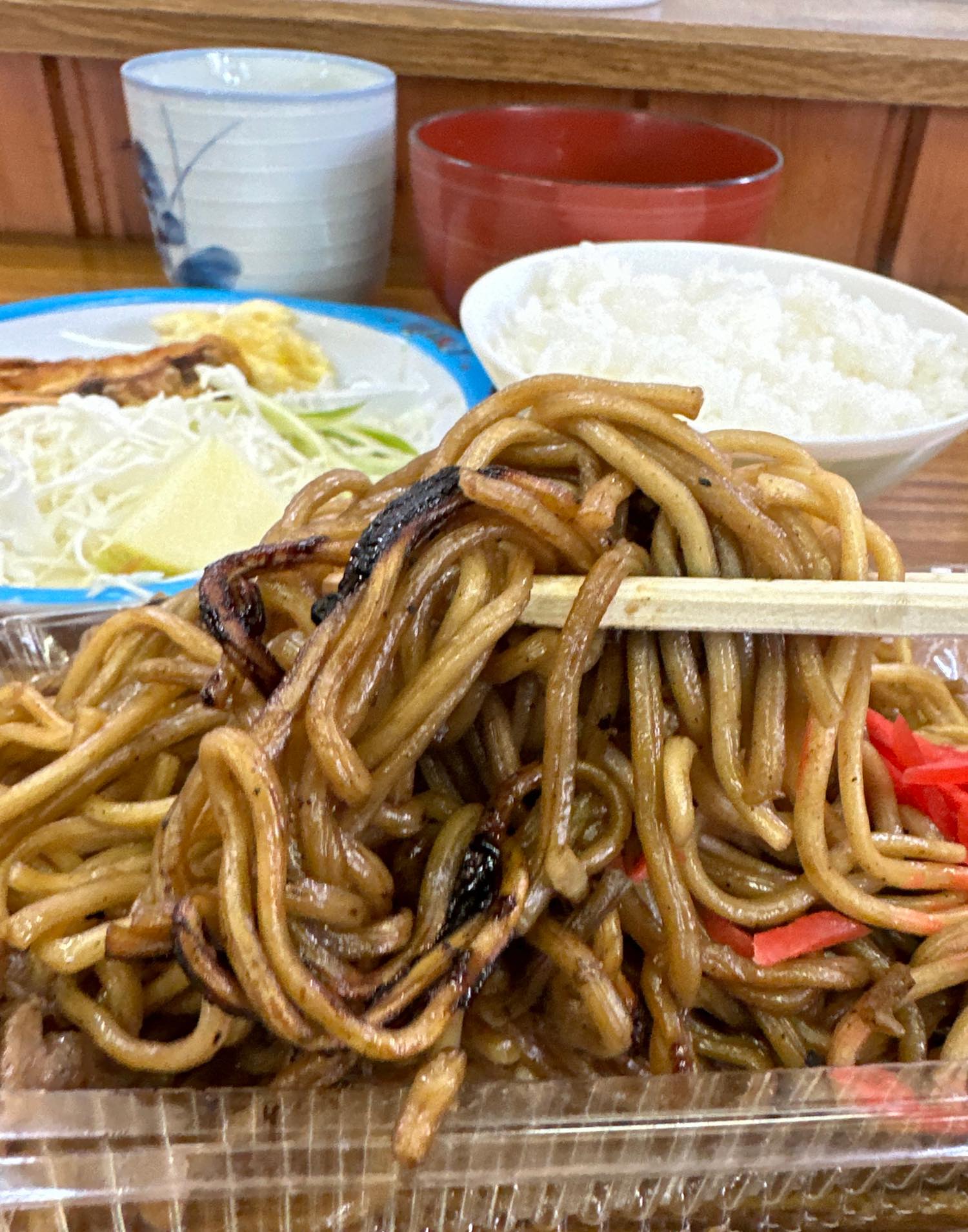 みかくどう：焼きそばアップ