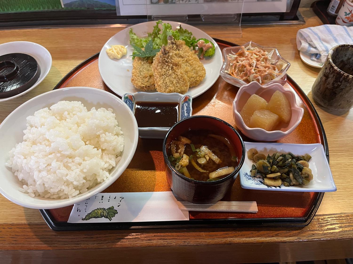 イワシフライ定食