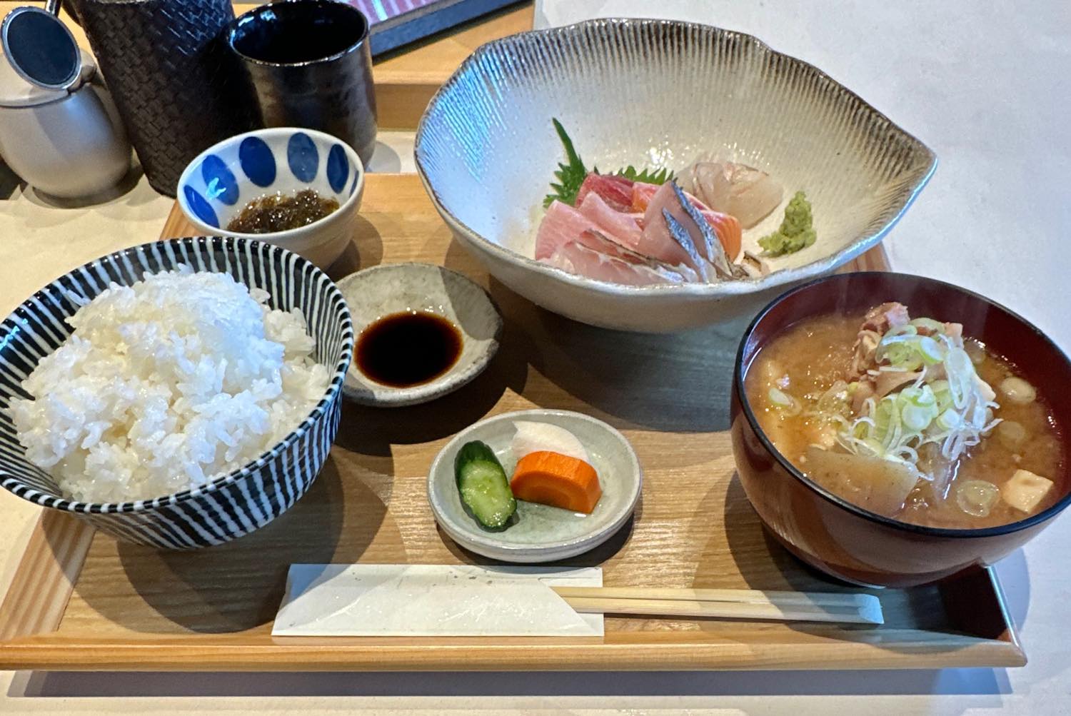 近藤めしの助「刺身盛り合わせ定食」