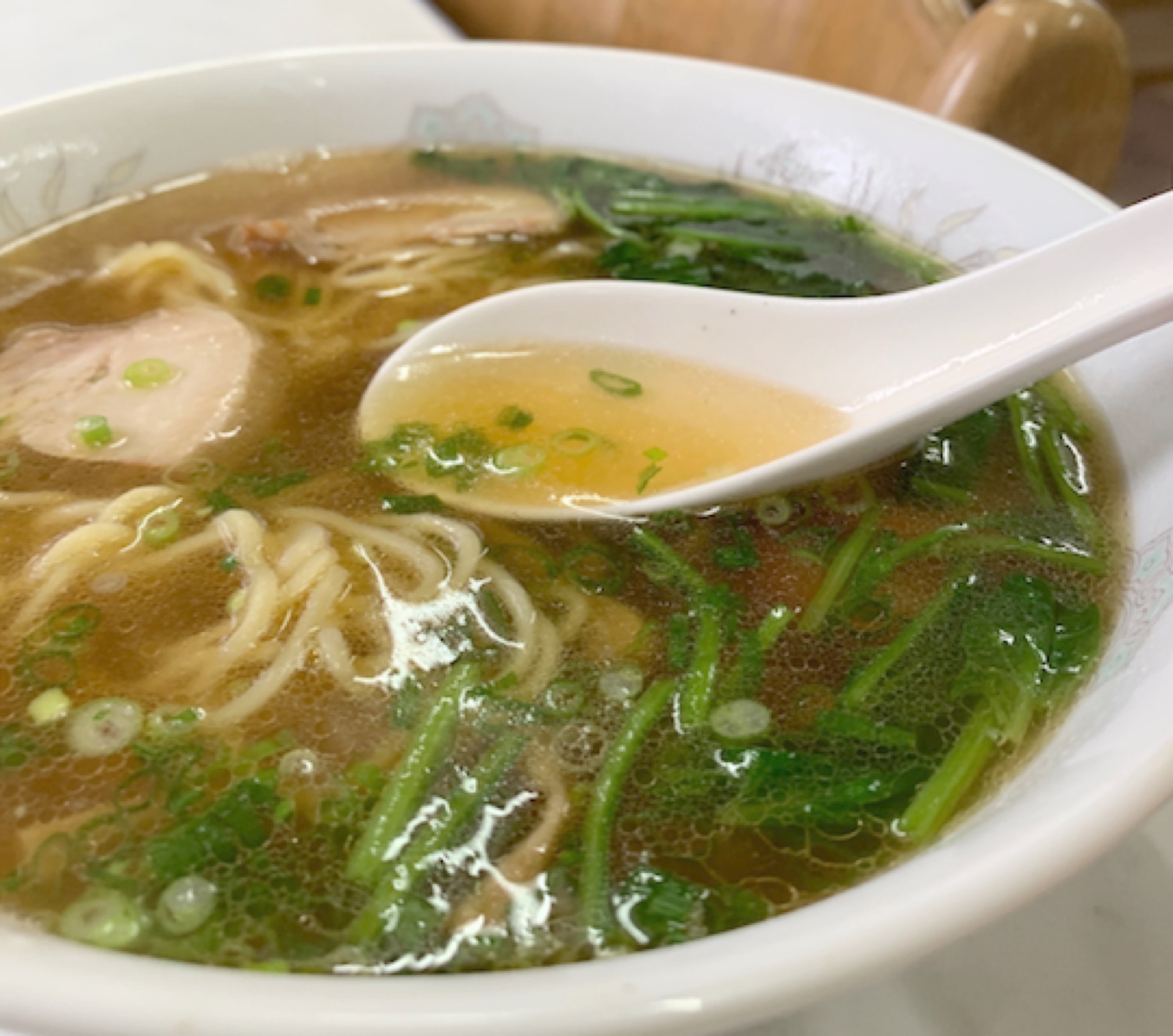 「中華ソバ」スープ