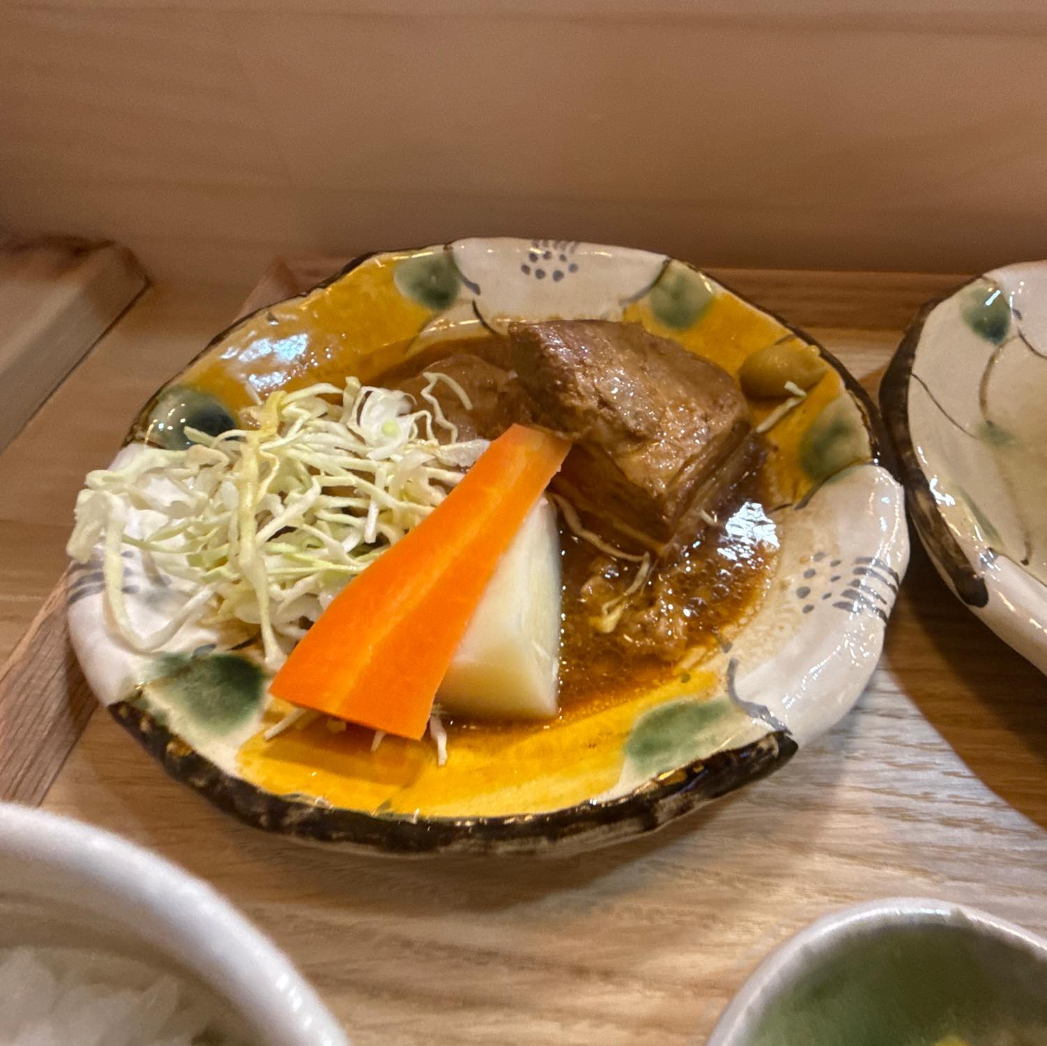 豚の角煮亭 ぶた路 二種盛り定食（醤油）